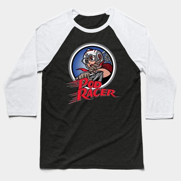 PodRacer! Baseball T-Shirt by Profeta999